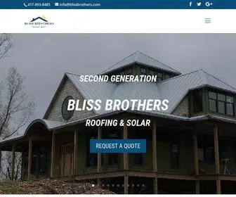 Blissbrothersroofing.com(Bliss Brothers Roofing) Screenshot