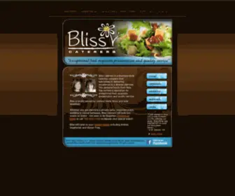 Blisscaterers.com(Bliss Catering) Screenshot