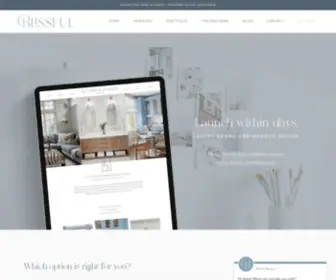 Blissful-Brands.com(Houston, TX Web Design) Screenshot