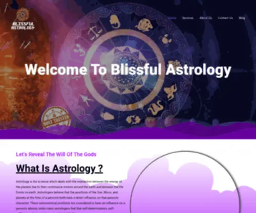 Blissfulastrology.com(Blissful Astrology) Screenshot