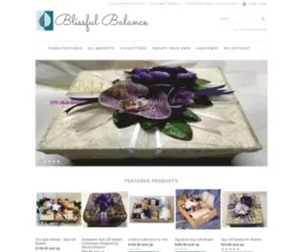 Blissfulbalance.com(Spa Gift Baskets) Screenshot