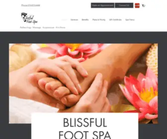 Blissfulfootspa.com(Blissful Foot Spa) Screenshot