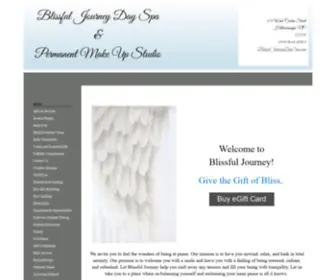 Blissfuljourneydayspa.com(Home) Screenshot