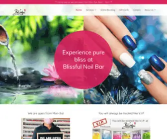 Blissfulnailbar.com(Blissful Nail Bar) Screenshot