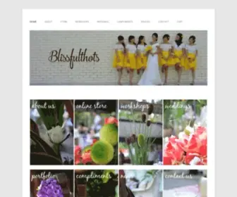 Blissfulthots.com(Bespoke Florist) Screenshot