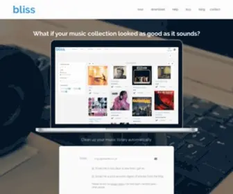 Blisshq.com(Automatic music organizer and album cover finder) Screenshot
