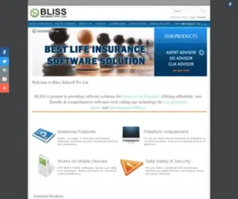 Blissinfosoft.com(BLISS Infosoft) Screenshot