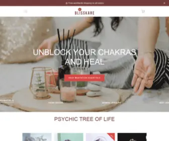 Blisskare.com(Blending spirituality with modern styles) Screenshot