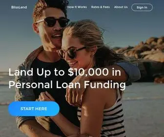 Blisslend.com(Receive up to $10) Screenshot