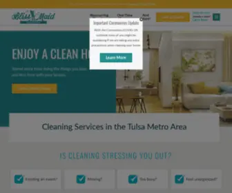 Blissmaidservices.com(Bliss Maid Services) Screenshot