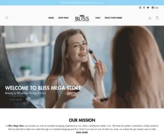 BlissmegaStore.com(Bliss Mega Store) Screenshot