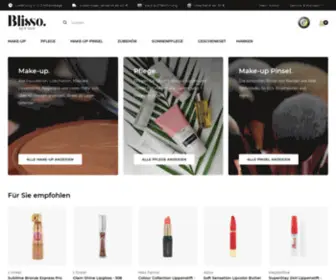 Blisso.de(Make-up online Kaufen bei Blisso) Screenshot