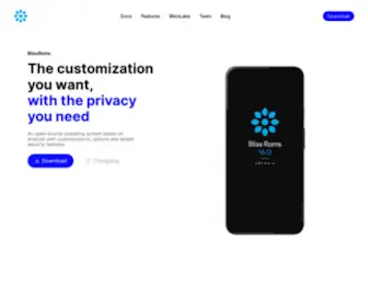 Blissroms.org(BlissRoms) Screenshot