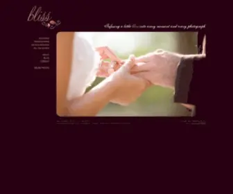 Blissweddingstudio.com(Bliss) Screenshot