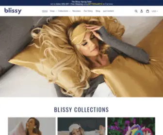 Blissy.co(Leading The Silk Revolution) Screenshot