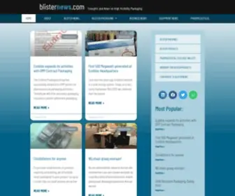 Blisternews.com(Thoughts and News on High visibility packaging) Screenshot