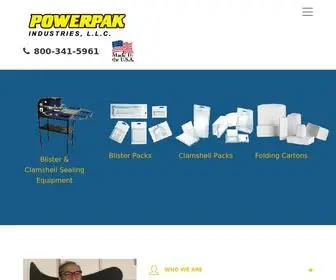 Blisterpackaging.com(Powerpak Industries) Screenshot