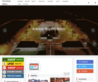 Blitarkab.go.id(Situs Resmi Pemerintah kabupaten Blitar. Update informasi) Screenshot