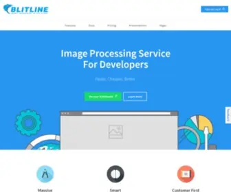 Blitline.com(Reduce DevOps maintenance with an all) Screenshot