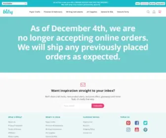 Blitsy.com(Where Creative People Shop Online) Screenshot