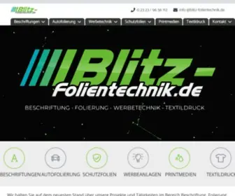 Blitz-Folientechnik.de(Ihr) Screenshot