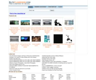 Blitzclassifieds.com(Free classifieds) Screenshot