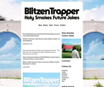 Blitzentrapper.com(Blitzen Trapper) Screenshot