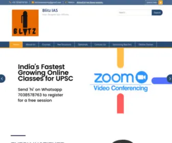 Blitzias.com(Blitz IAS) Screenshot