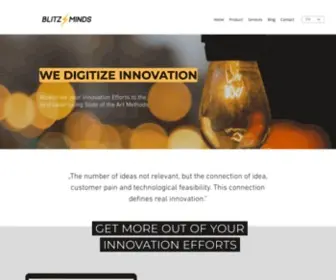 Blitzminds.com(Digitales Innovationsökosystem) Screenshot