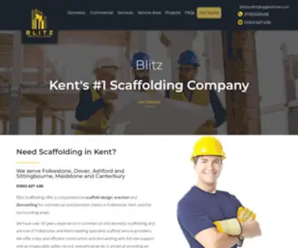 Blitzscaffolding.co.uk(Kent Scaffolding) Screenshot