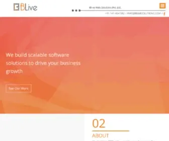 Blivesolutions.com(Blive Web Solutions Pvt. Ltd) Screenshot