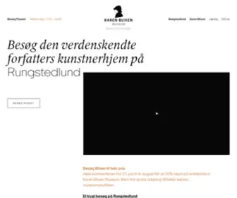 Blixen.dk(KAREN BLIXEN MUSEET) Screenshot