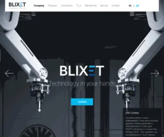 Blixet.com(Profesjonalne drukarki 3D) Screenshot