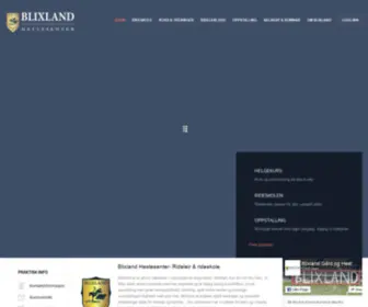 Blixland.no(Rideleir & rideskole) Screenshot