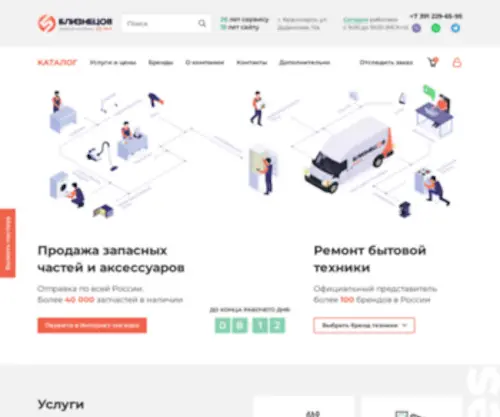 Bliz.ru(Сервисный центр «Близнецов») Screenshot