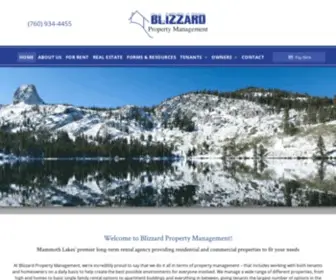Blizzardpm.com(Premier Property Management) Screenshot