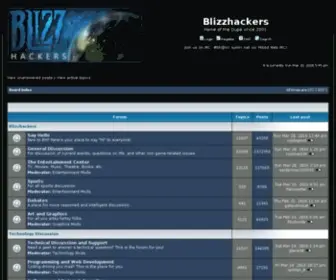 Blizzhackers.cc(Blizzhackers • Index page) Screenshot