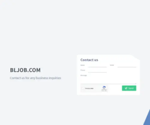 Bljob.com(域名服务) Screenshot