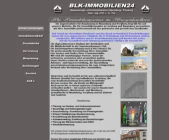 BLK-Immobilien24.de(Das Leistungsangebot der Firma BLK) Screenshot