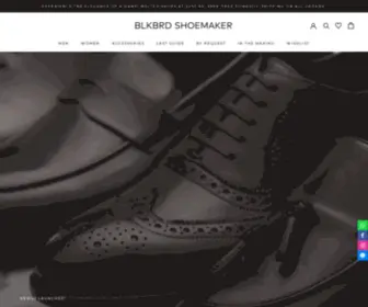 BLKBRDshoemaker.com(Premium Custom made Leather Shoe Manufacturer) Screenshot