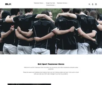 BLkteamStores.com(BLK Teamwear Solutions) Screenshot