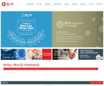 BLM-Law.com(Insurance risk and commercial law specialist) Screenshot