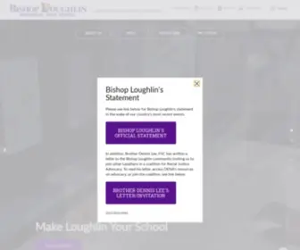 BLMHS.org(Bishop Loughlin Memorial High School) Screenshot