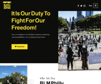 BLMphilly.com(It is our duty to fight for our freedom) Screenshot