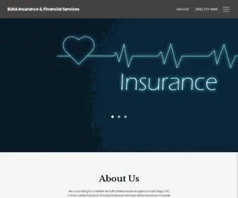 Blnainsurance.com(BLNA Insurance & Financial Services) Screenshot