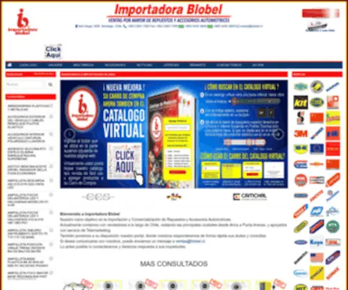 Blobel.cl(Importadora Blobel Home) Screenshot