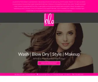 Bloblowdrybarco.com(Blow Dry Bar in Colorado Springs) Screenshot