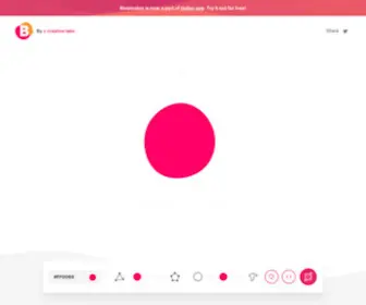 Blobmaker.app(Make organic SVG shapes for your next design) Screenshot