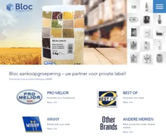 Bloc.be(Homepagina) Screenshot