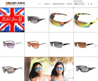 Blocasia.com(Authorised Distributor of BLOC Eyewear) Screenshot